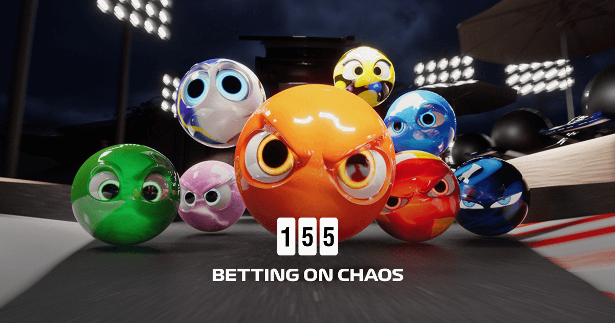 Rush Hour Games game characters — colorful marble mascots